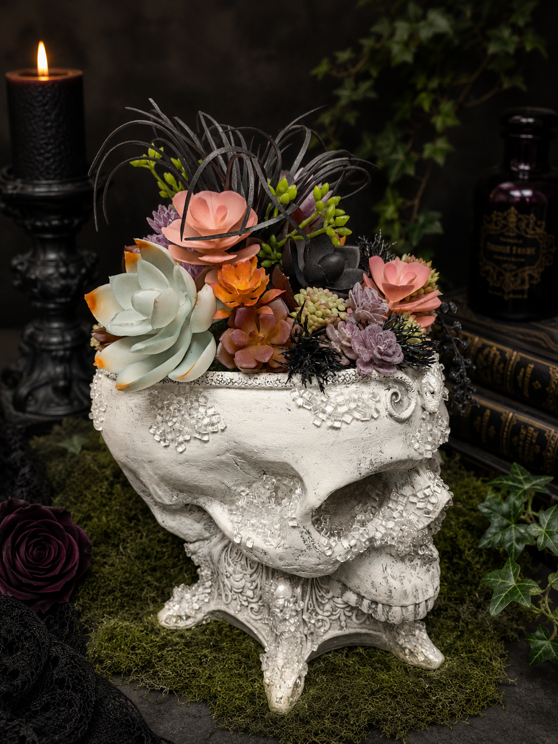 Gothic Succulent Planter