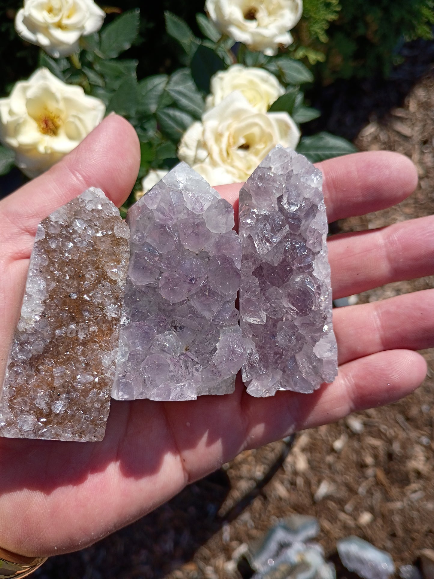 Druzy Amethyst Obelisk