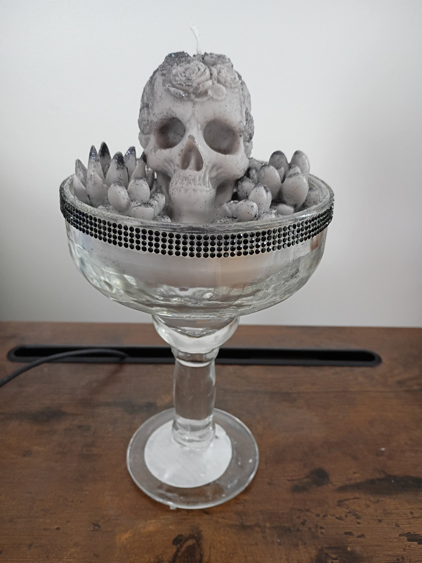 Tall Gothic Succulent Garden