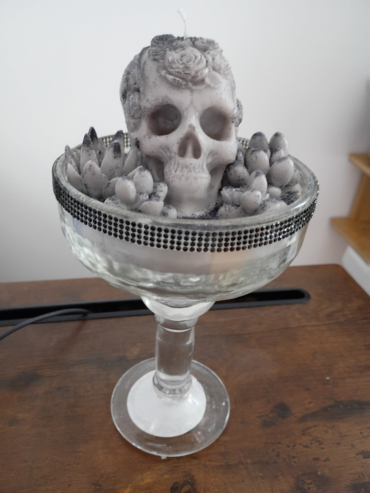 Tall Gothic Succulent Garden