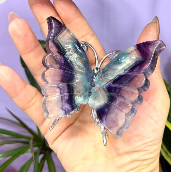 Rainbow Fluorite Butterfly