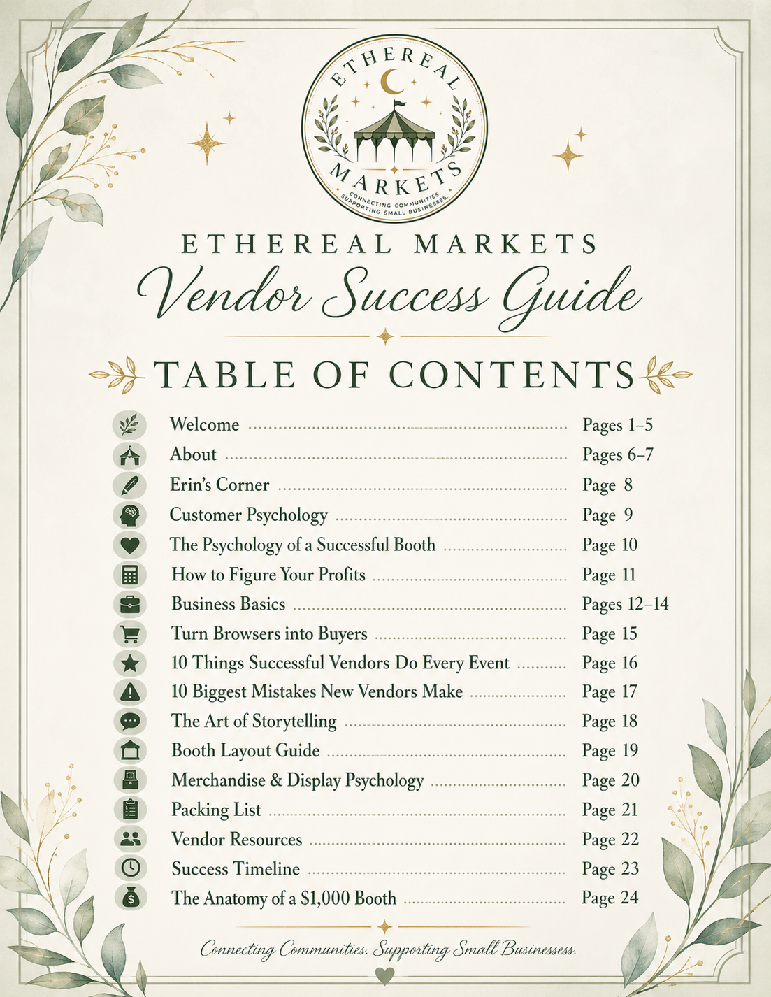Ethereal Markets Vendor Success Guide
