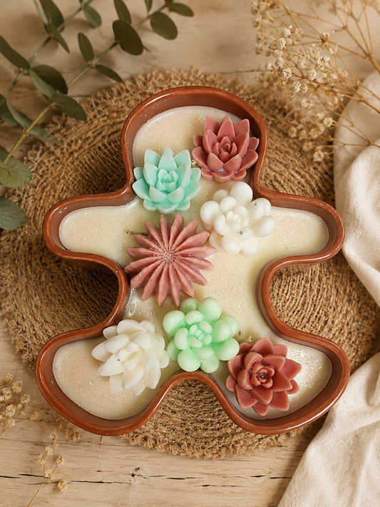 Gingerbread Man Succulent Garden