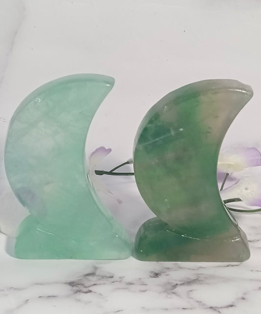 Fluorite Crescent Moon