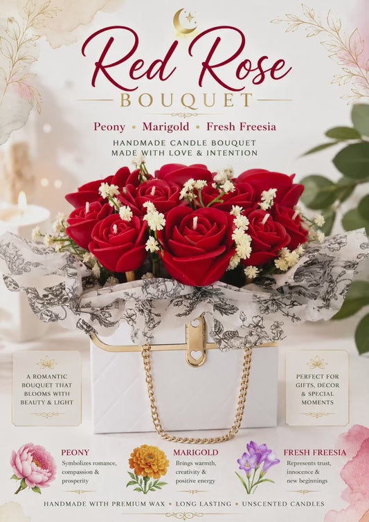 Red Rose Bouquet 10 Votives