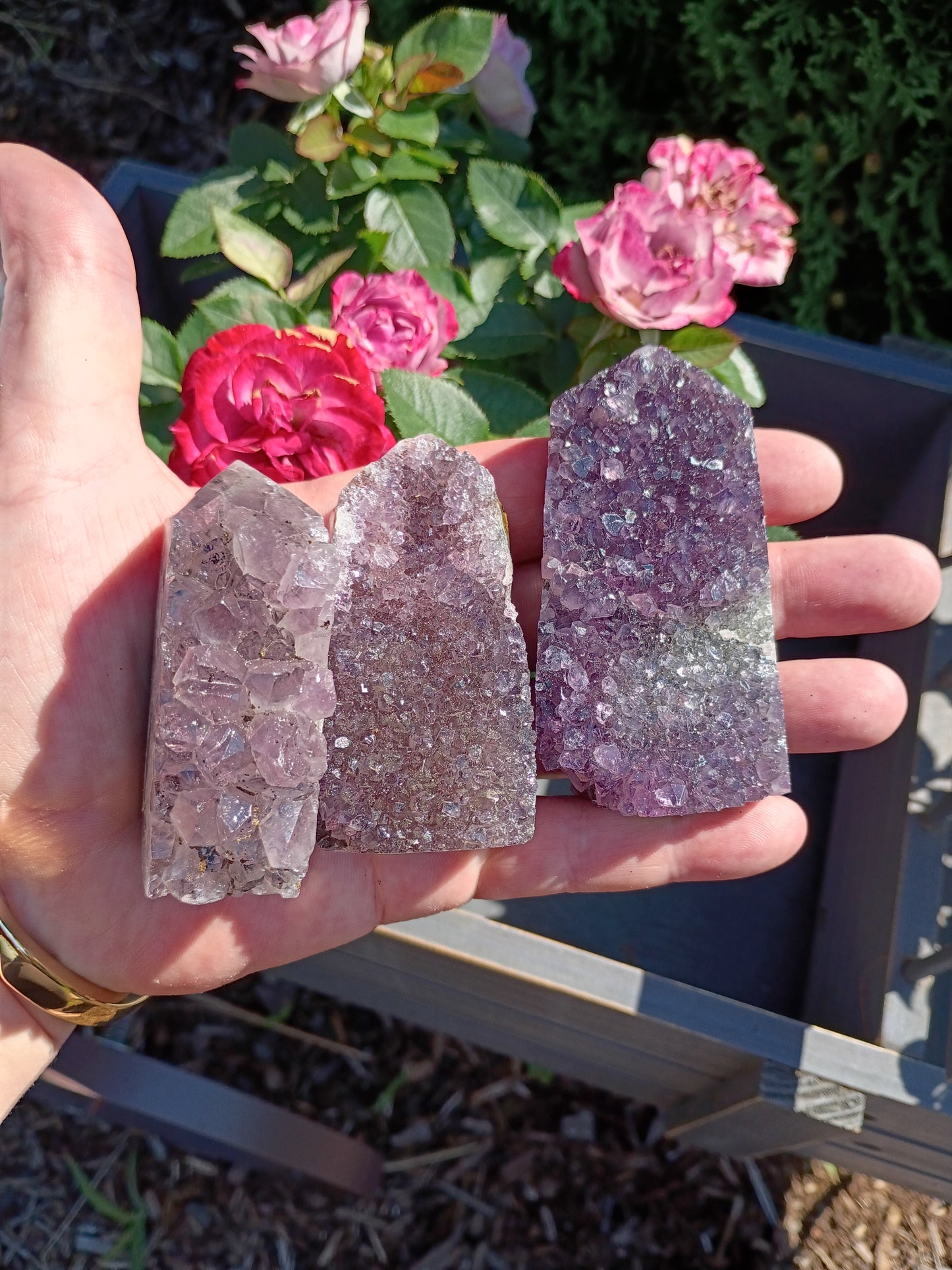Druzy Amethyst Obelisk