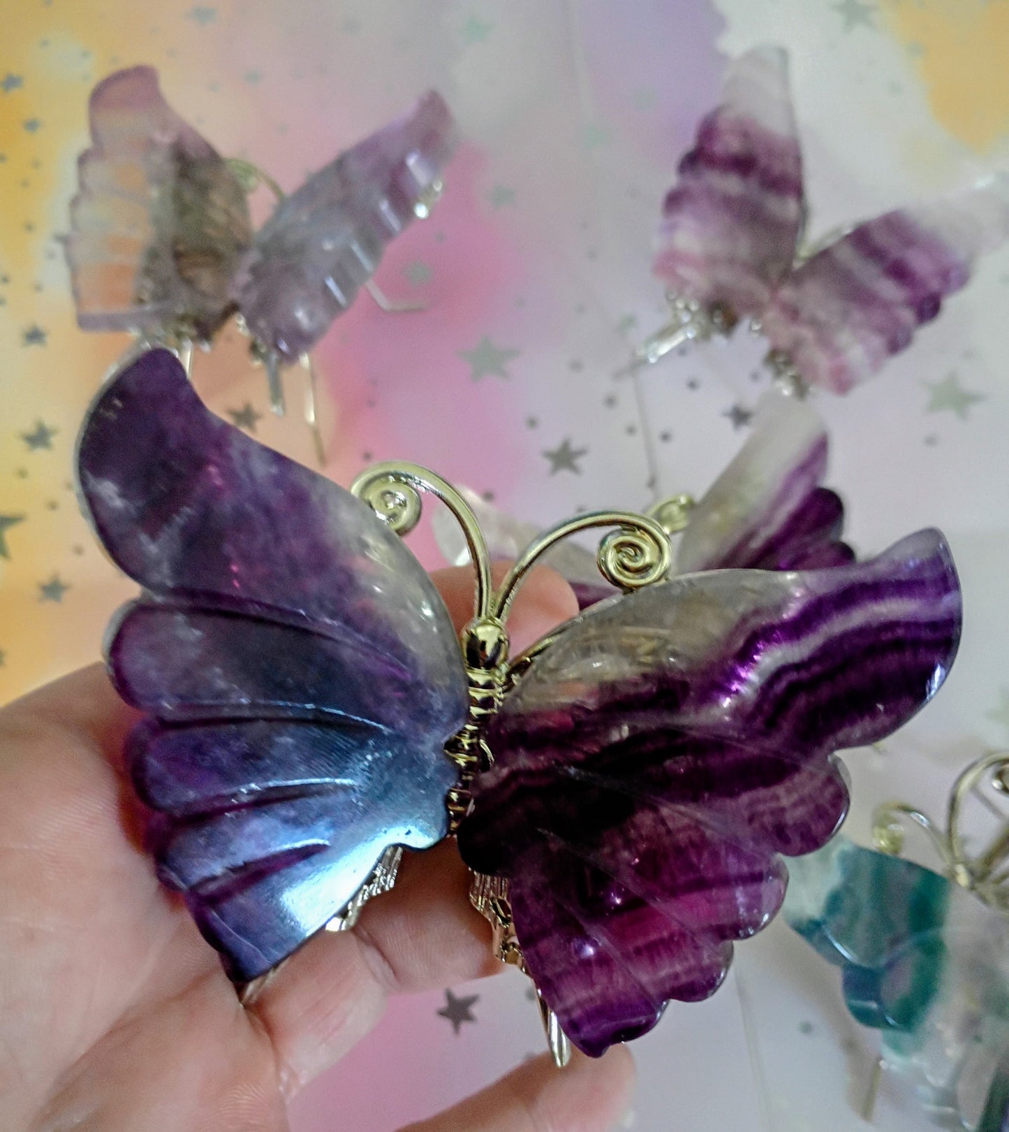 Purple Fluorite Butterfly