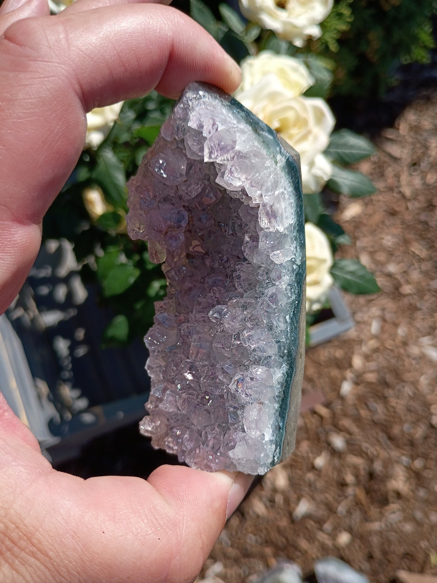Druzy Amethyst Obelisk