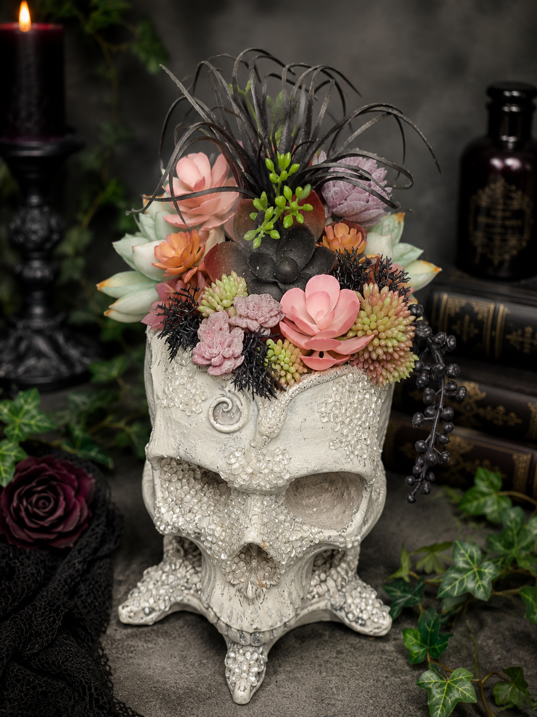 Gothic Succulent Planter