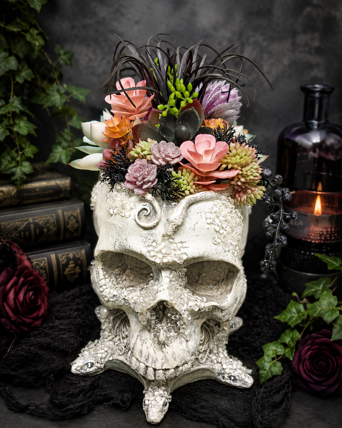 Gothic Succulent Planter