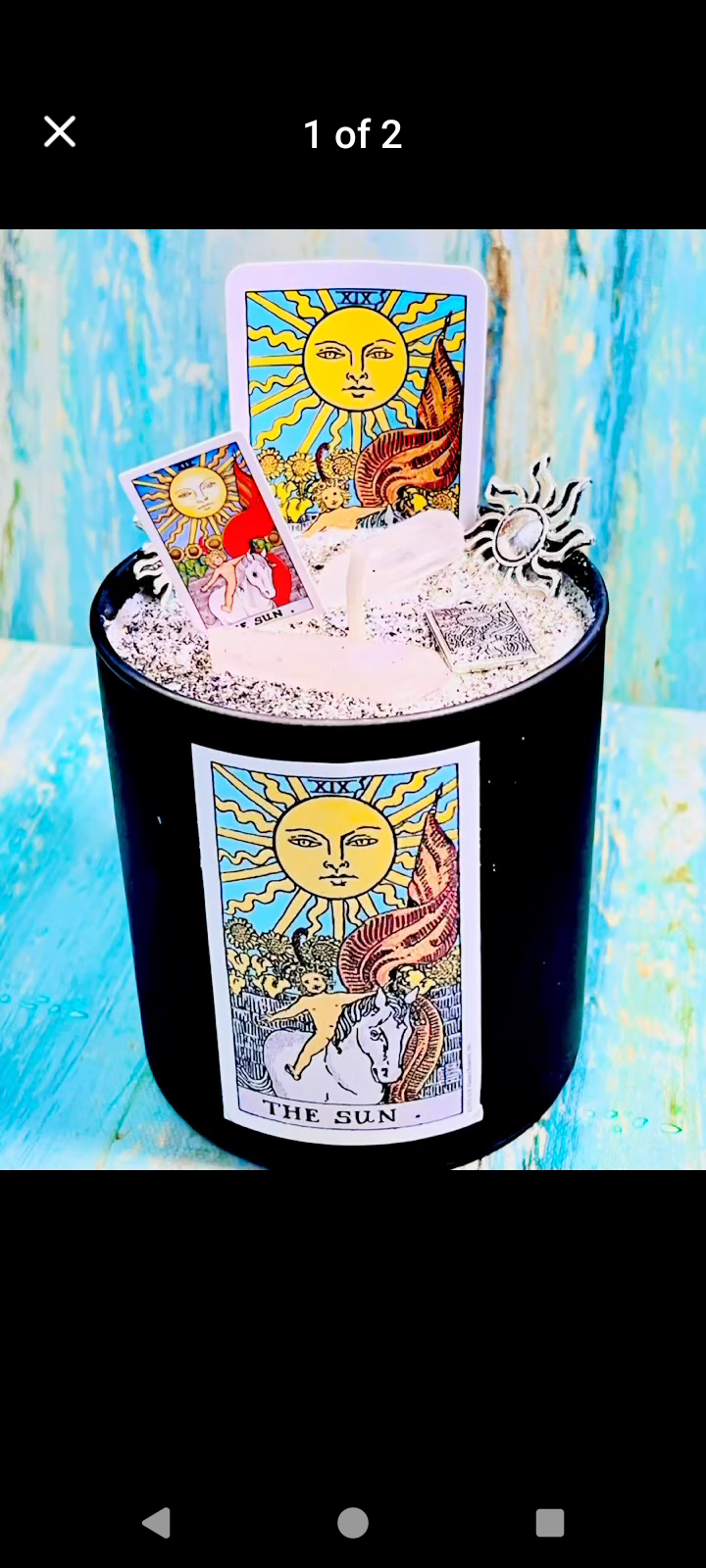 Tarot Card Candles