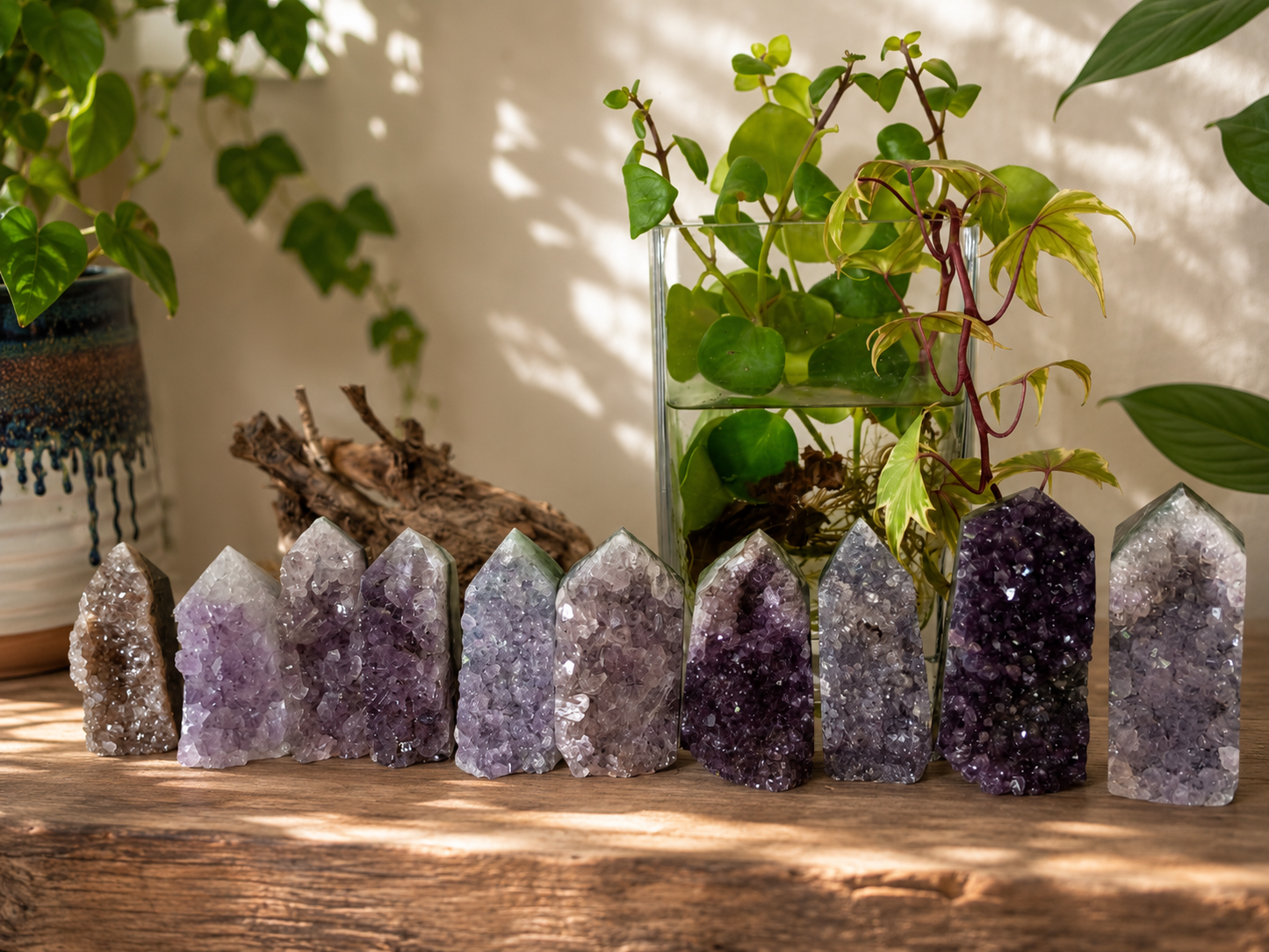 Druzy Amethyst Obelisk
