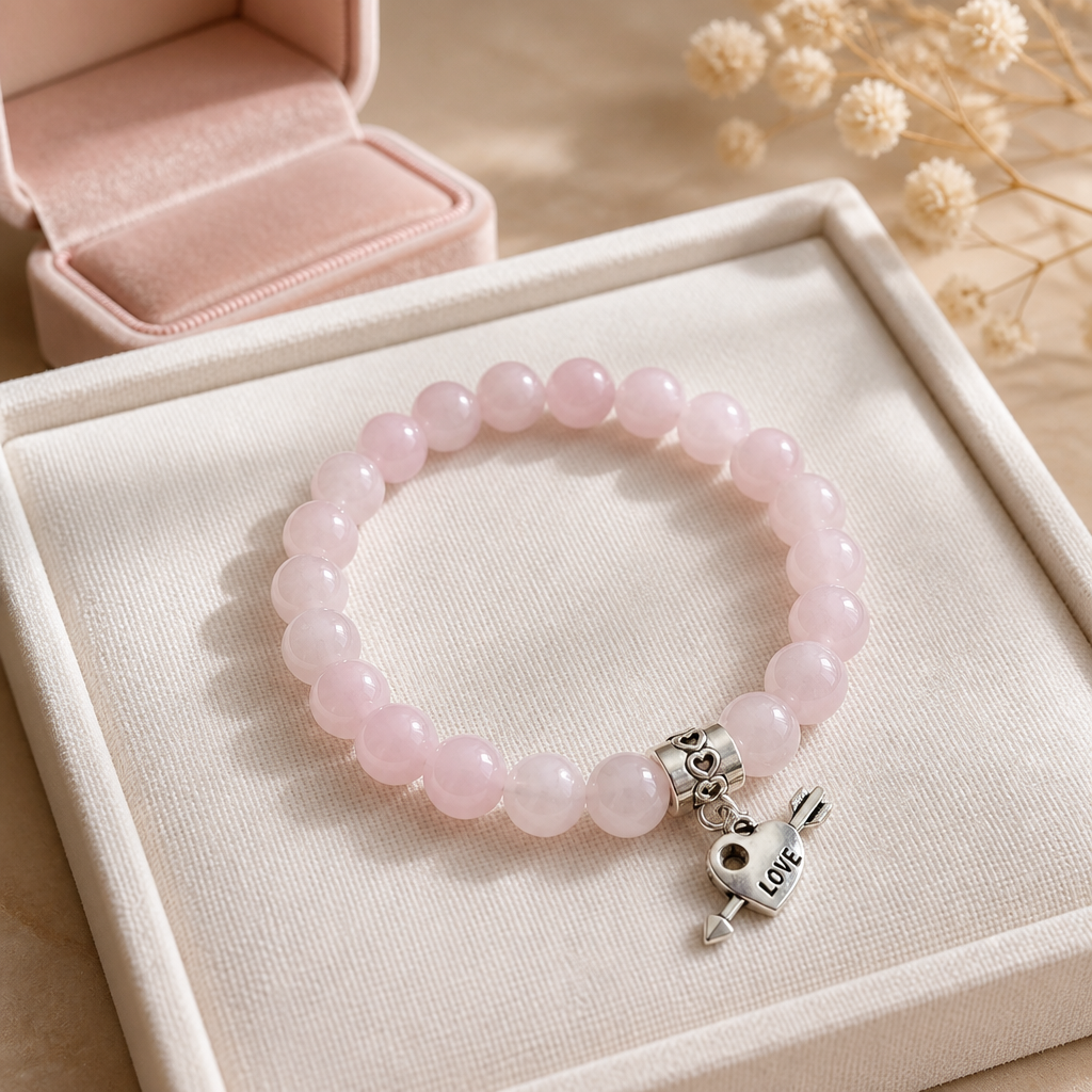 Rose Quartz & Amethyst Bracelets