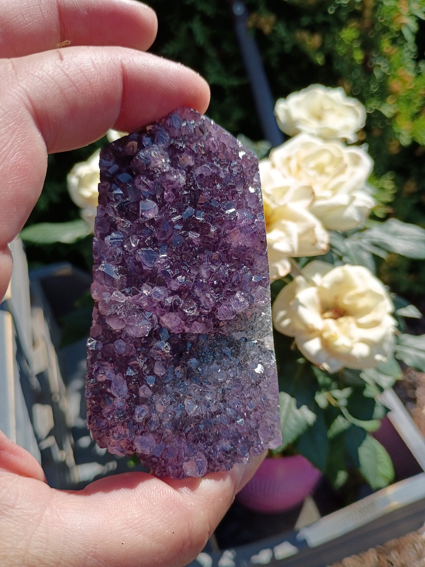 Druzy Amethyst Obelisk