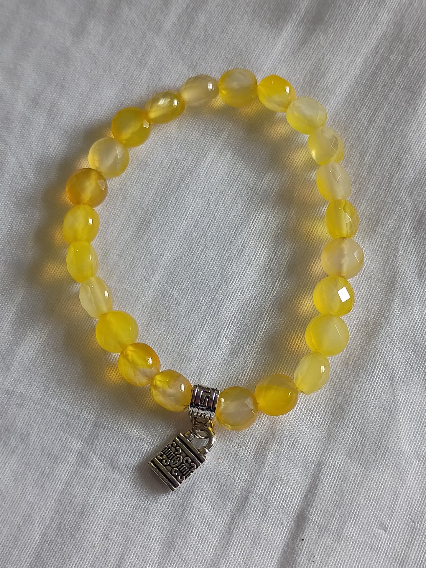 Brown, Red & Yellow Gemstone Energy Bracelets