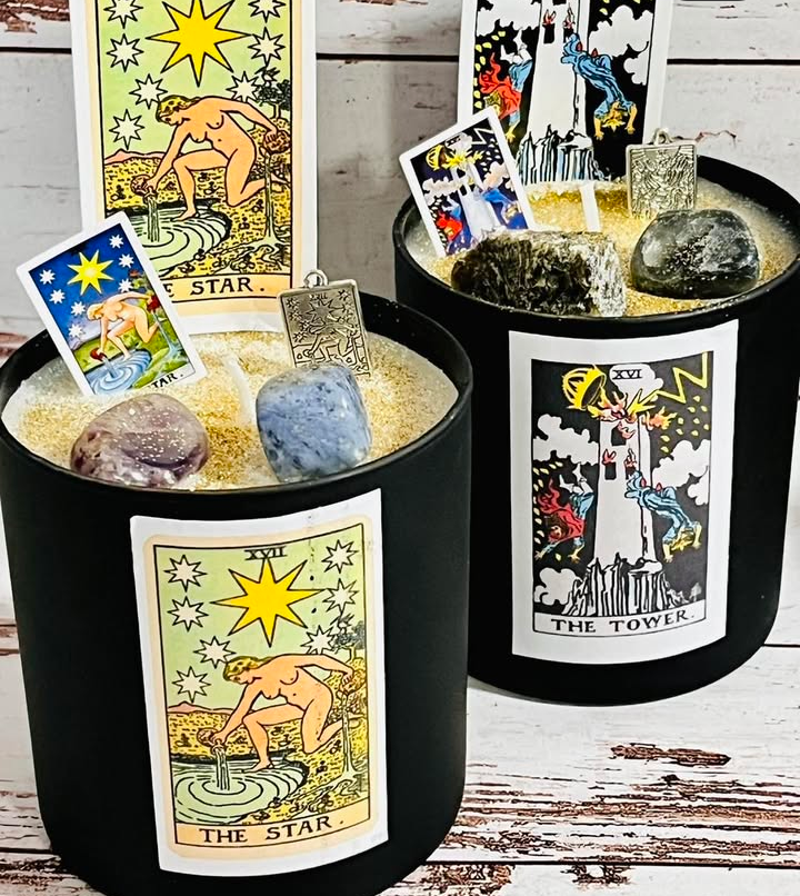 Tarot Card Candles