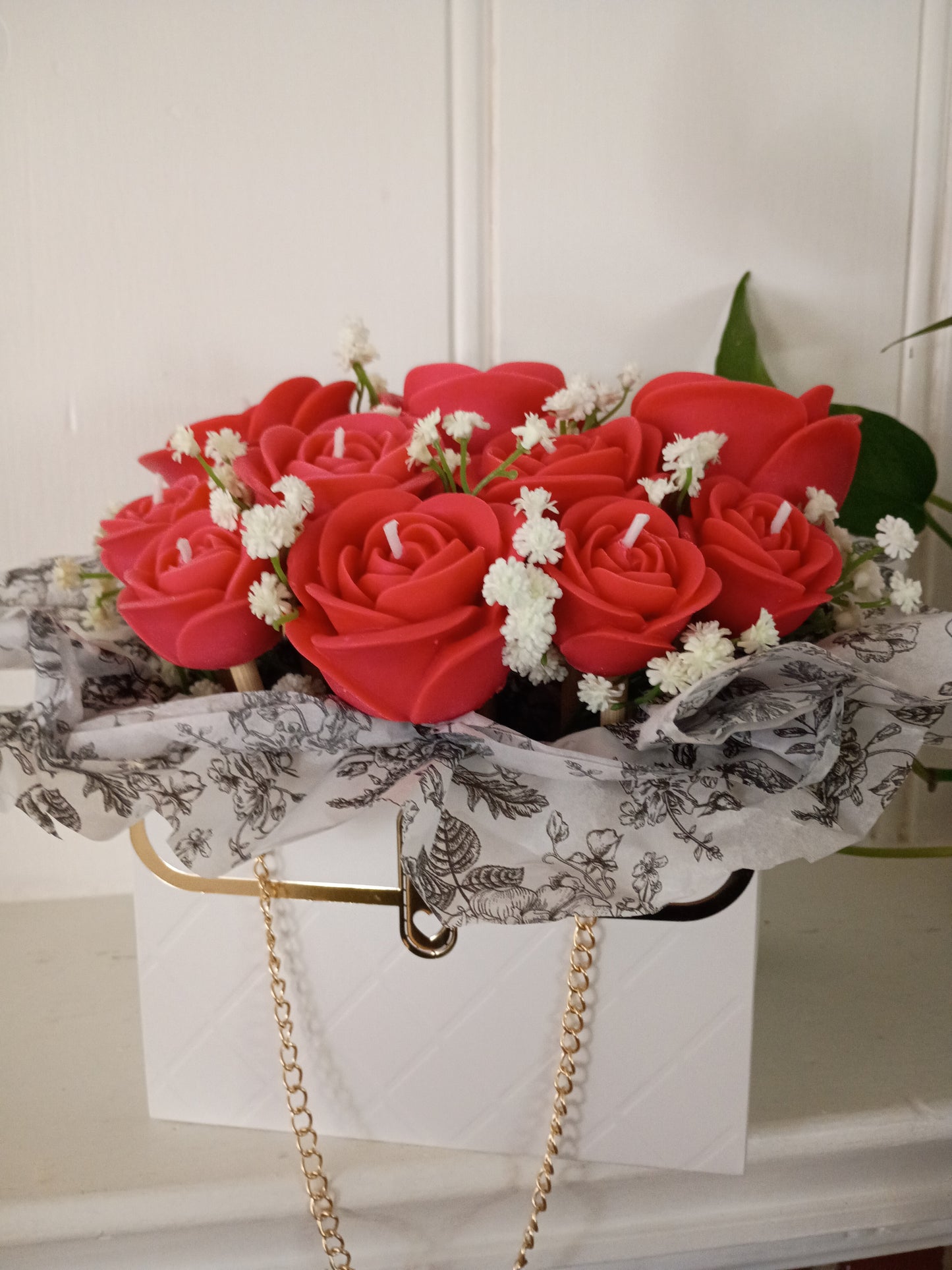 Red Rose Bouquet 10 Votives
