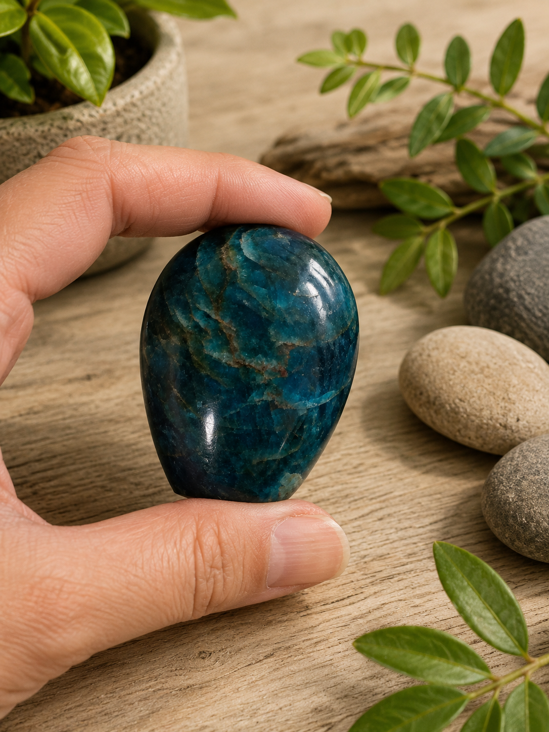 Blue Apatite Freeform