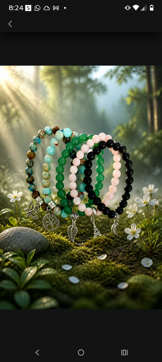 Gemstone Energy Bracelets