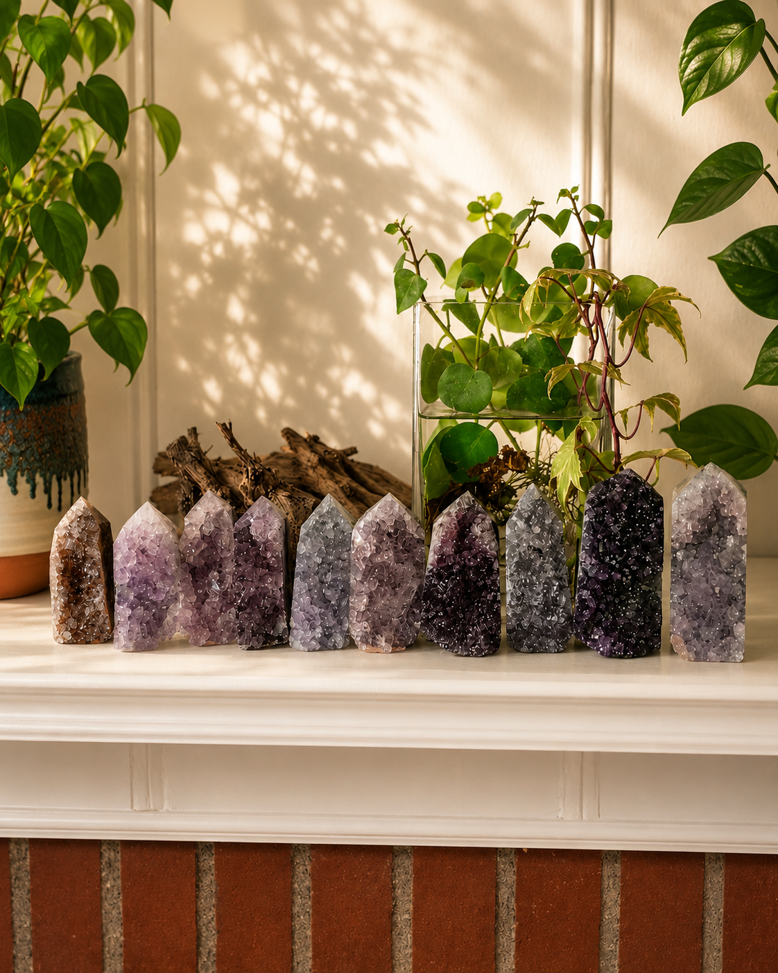 Druzy Amethyst Obelisk