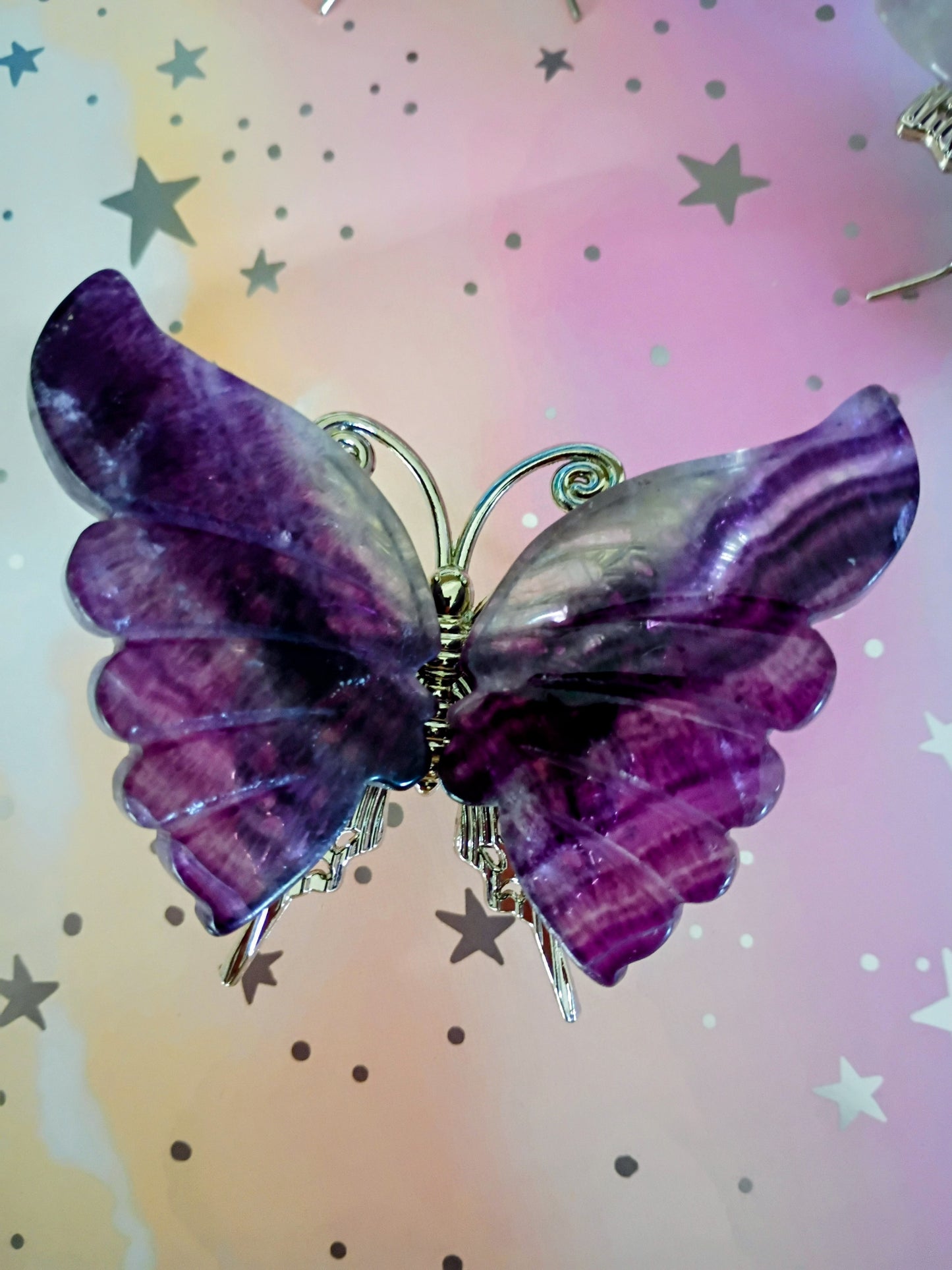 Purple Fluorite Butterfly