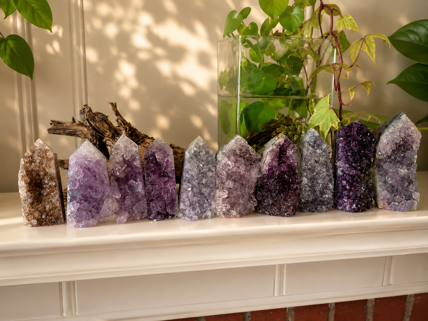 Druzy Amethyst Obelisk