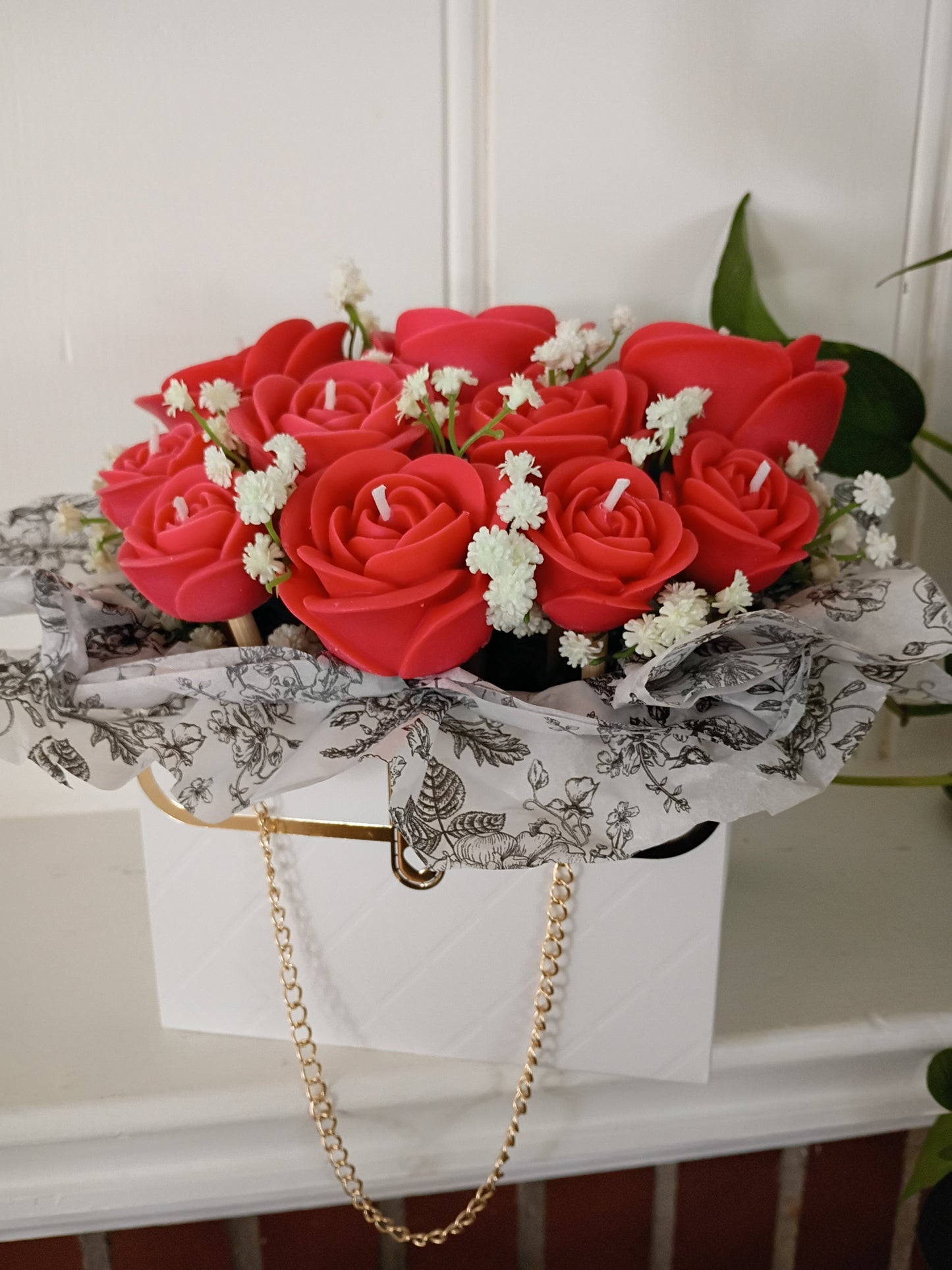 Red Rose Bouquet 10 Votives