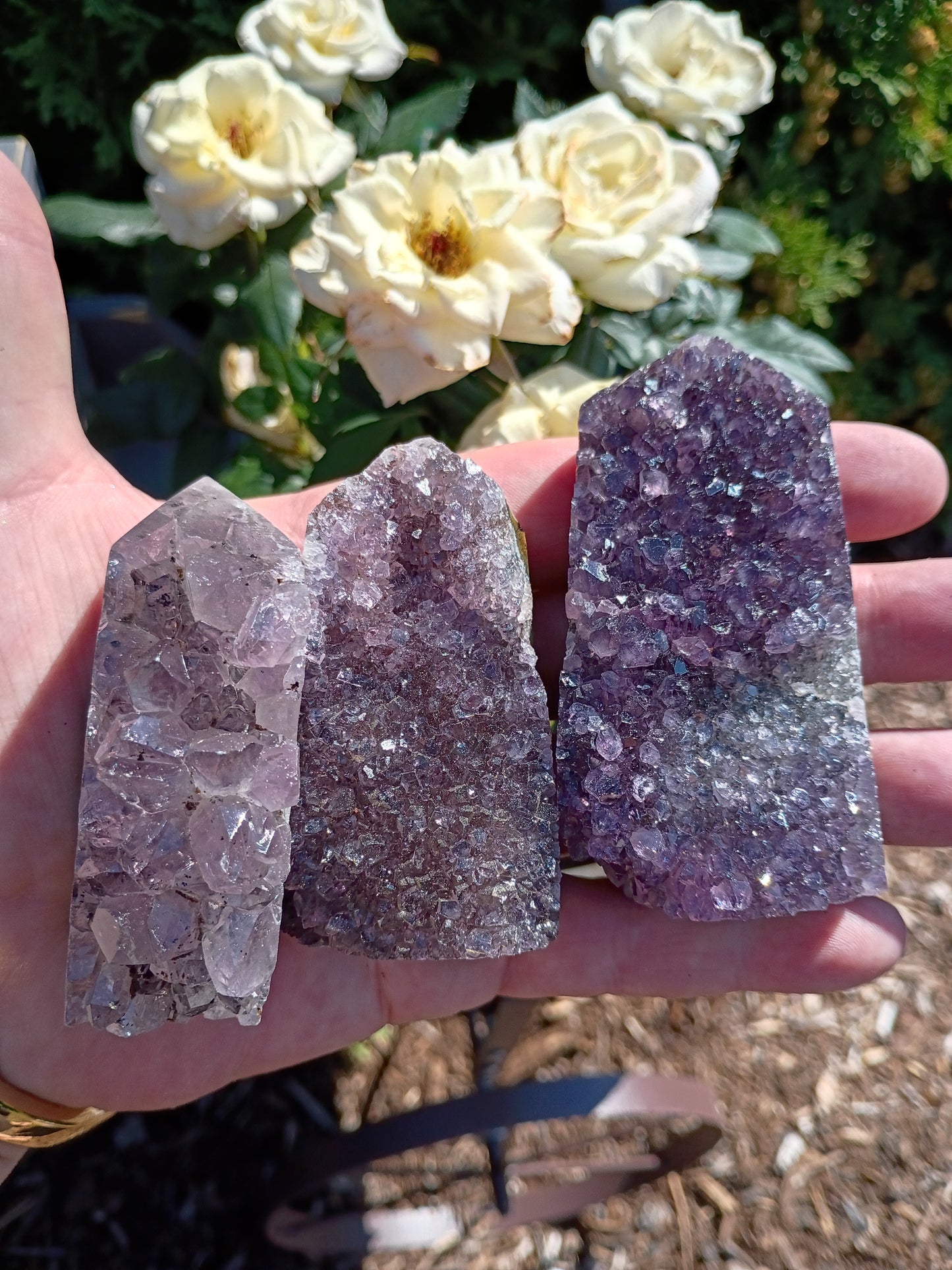 Druzy Amethyst Obelisk