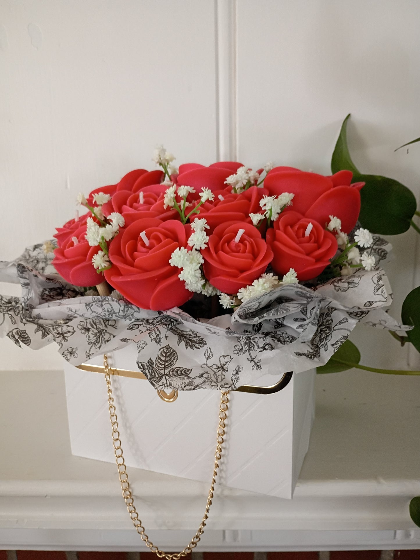 Red Rose Bouquet 10 Votives