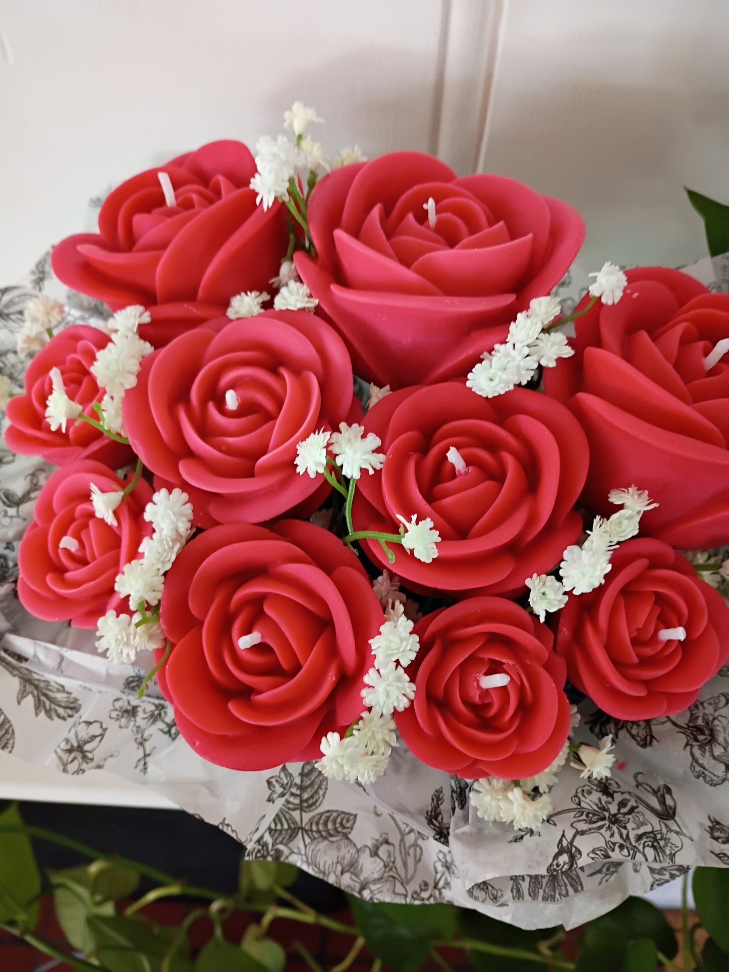 Red Rose Bouquet 10 Votives