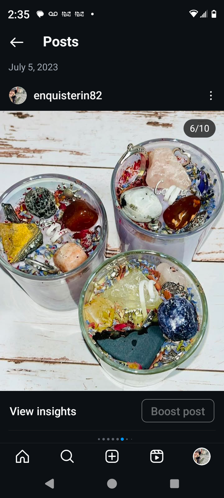 Zodiac Votives w/ Crystals