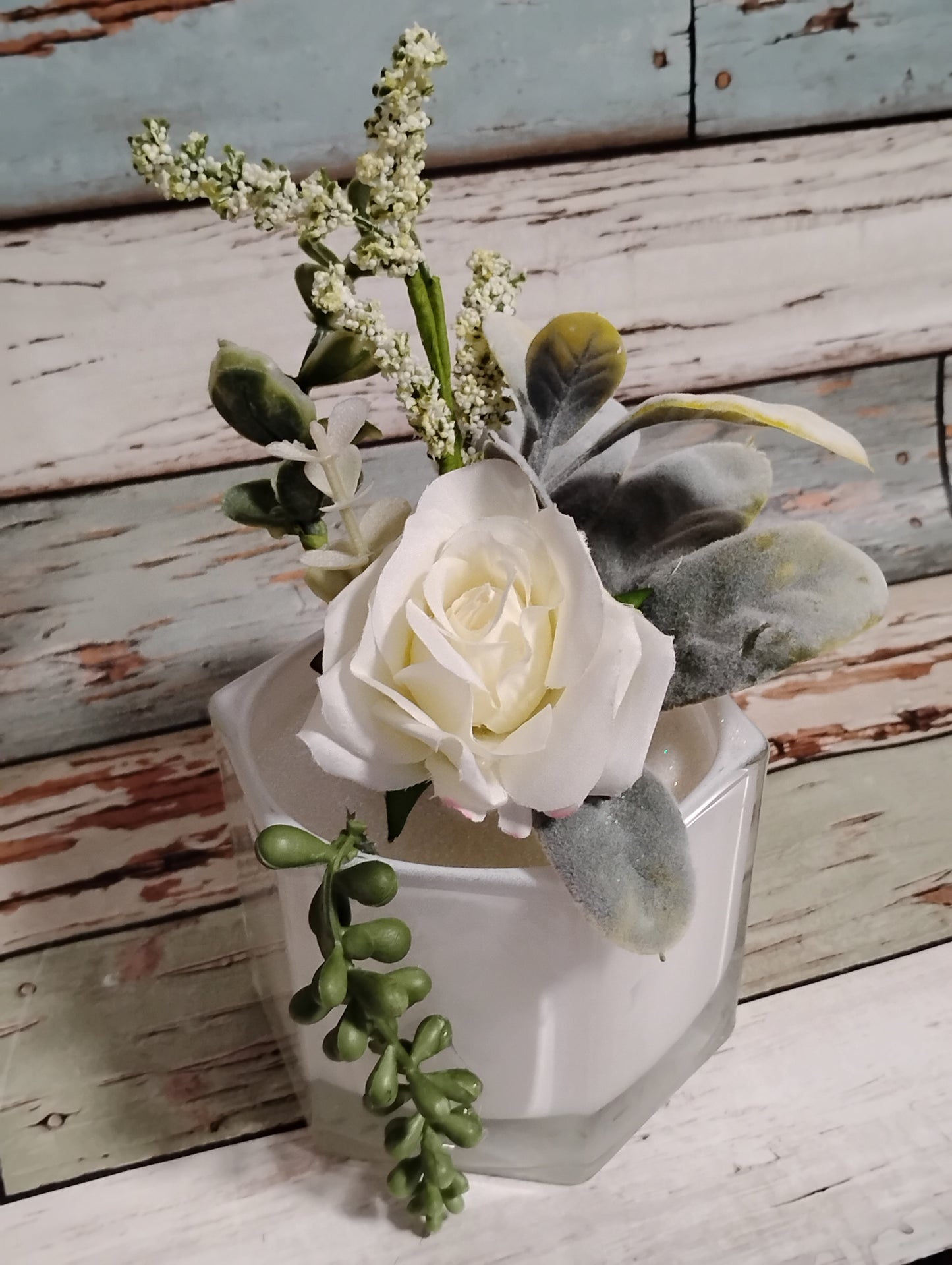 White Rose 12oz Candle