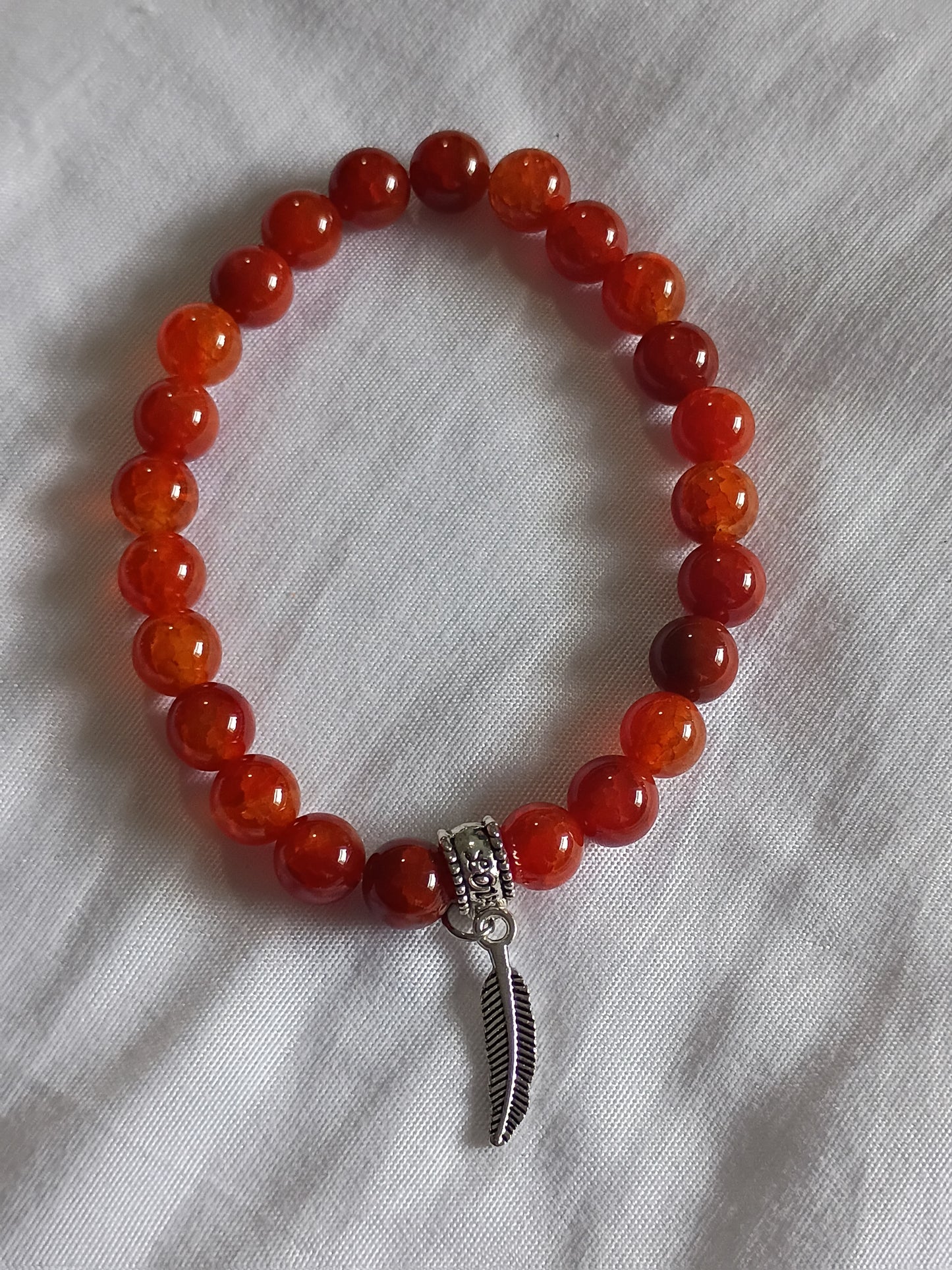 Brown, Red & Yellow Gemstone Energy Bracelets