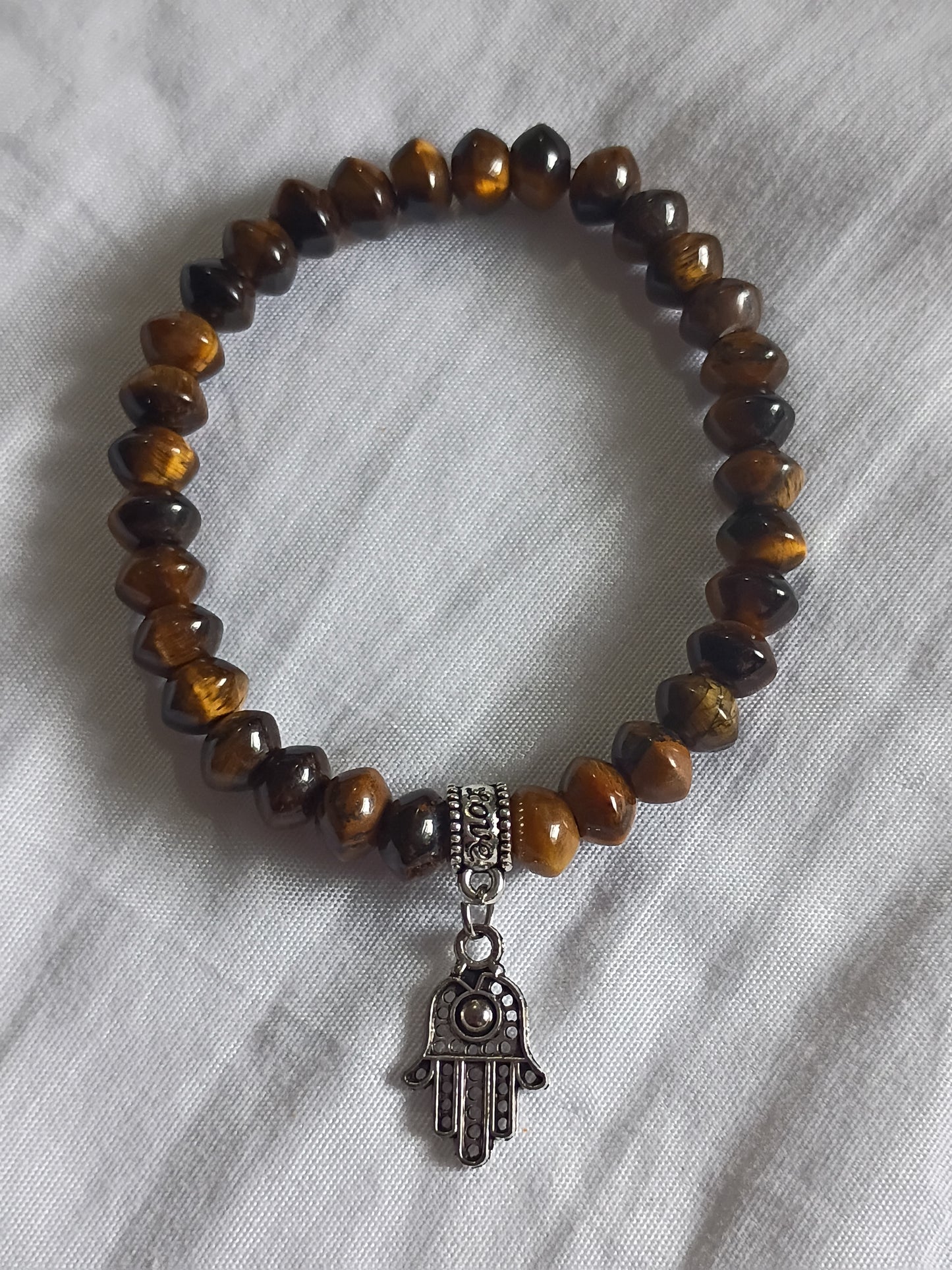 Brown, Red & Yellow Gemstone Energy Bracelets