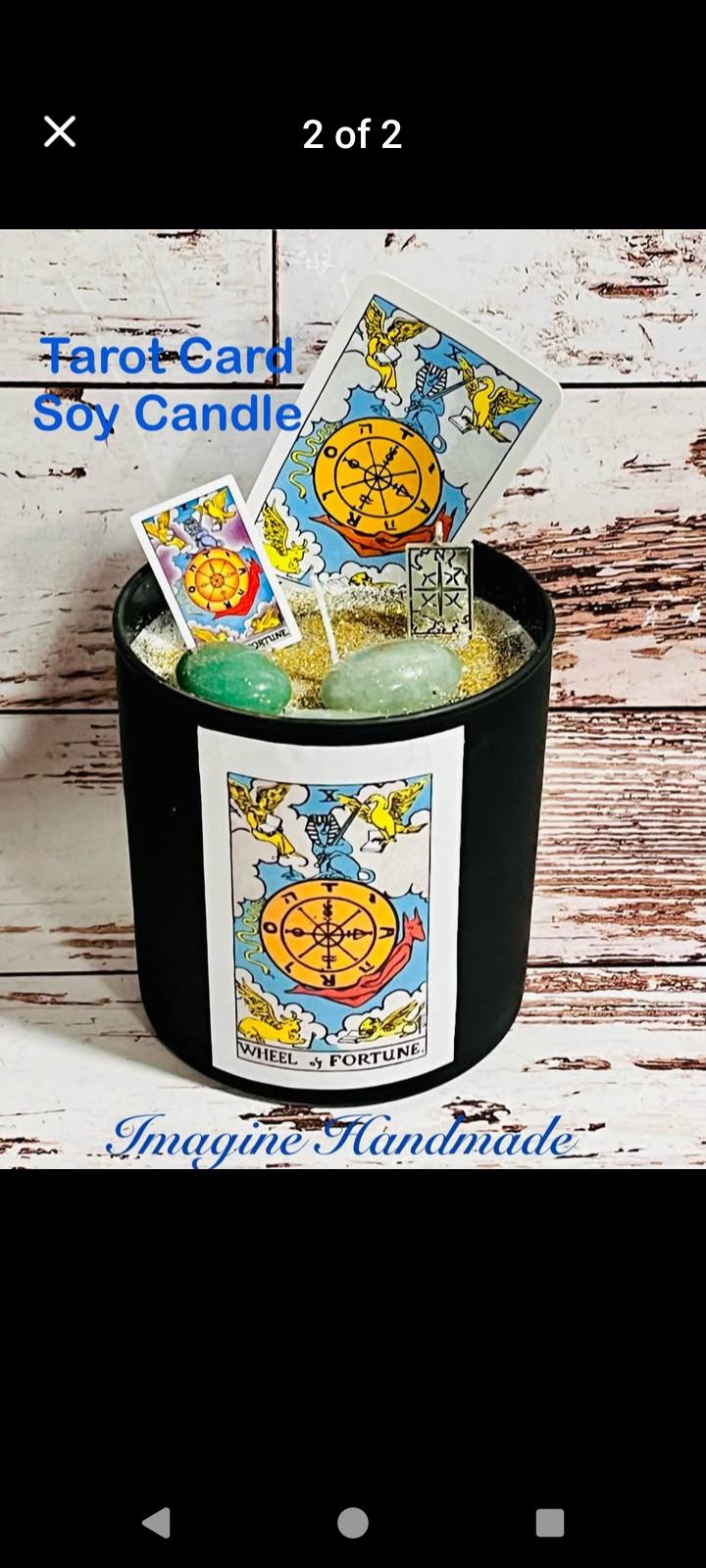 Tarot Card Candles