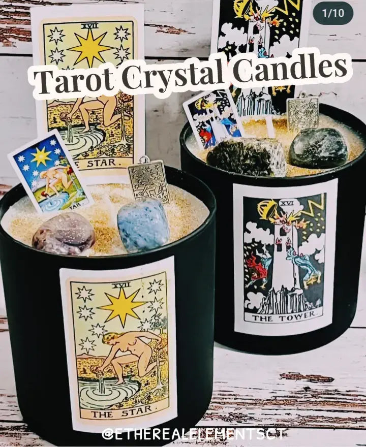 Tarot Card Candles