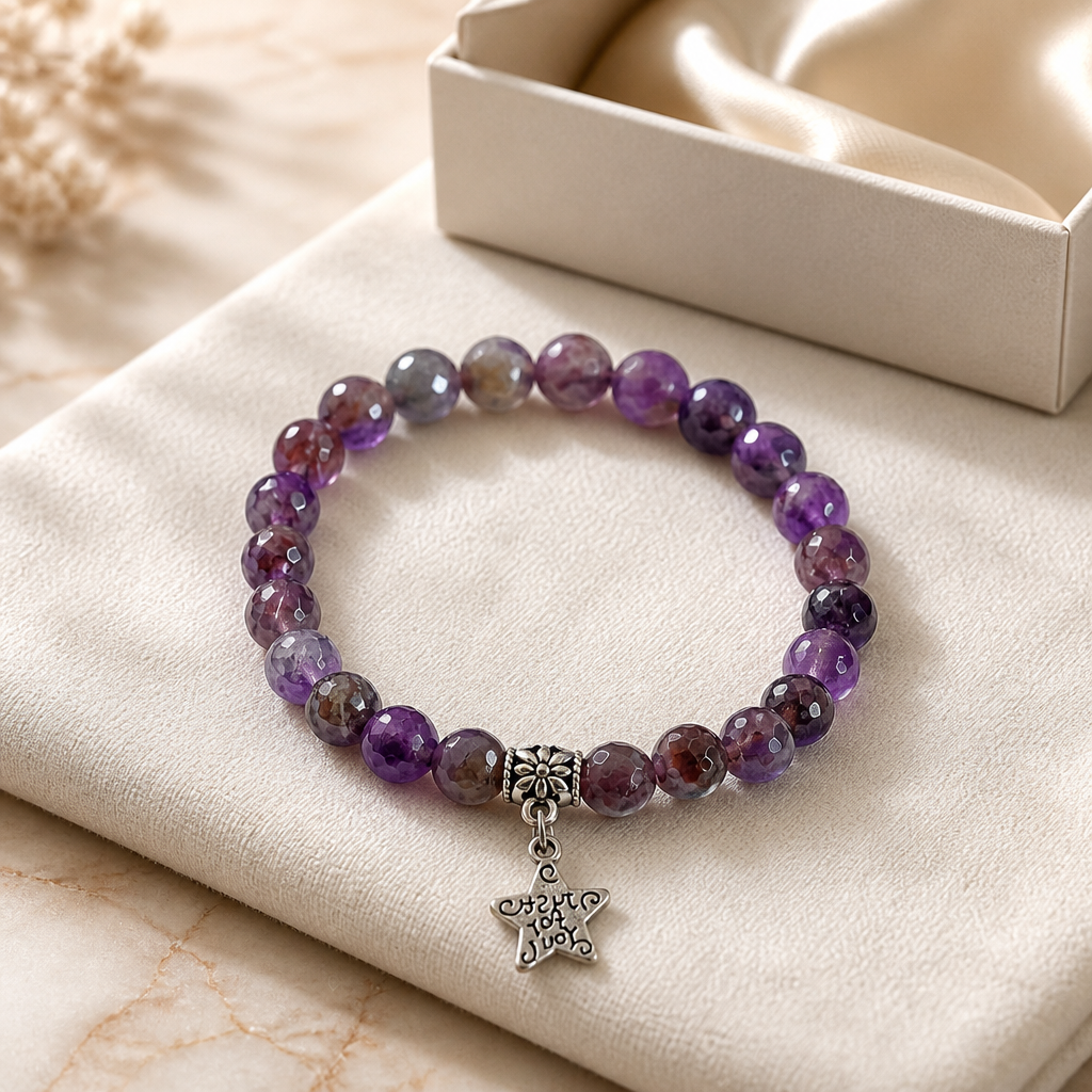 Rose Quartz & Amethyst Bracelets