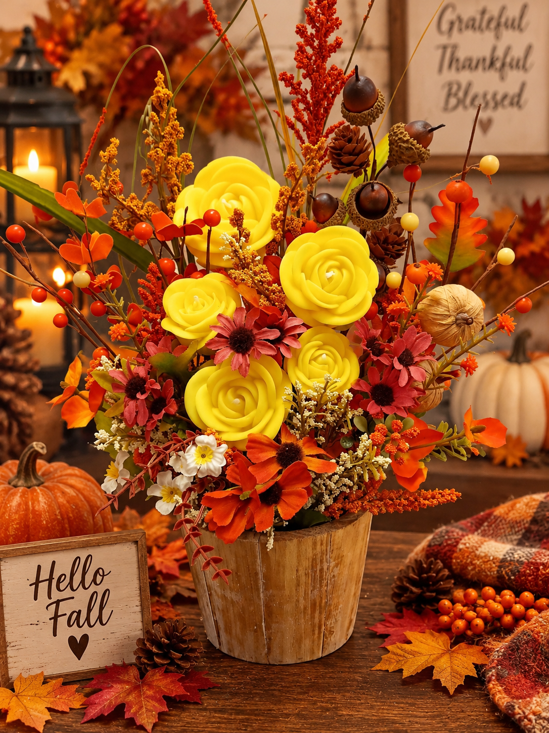 Yellow Velvet Woods Bouquet