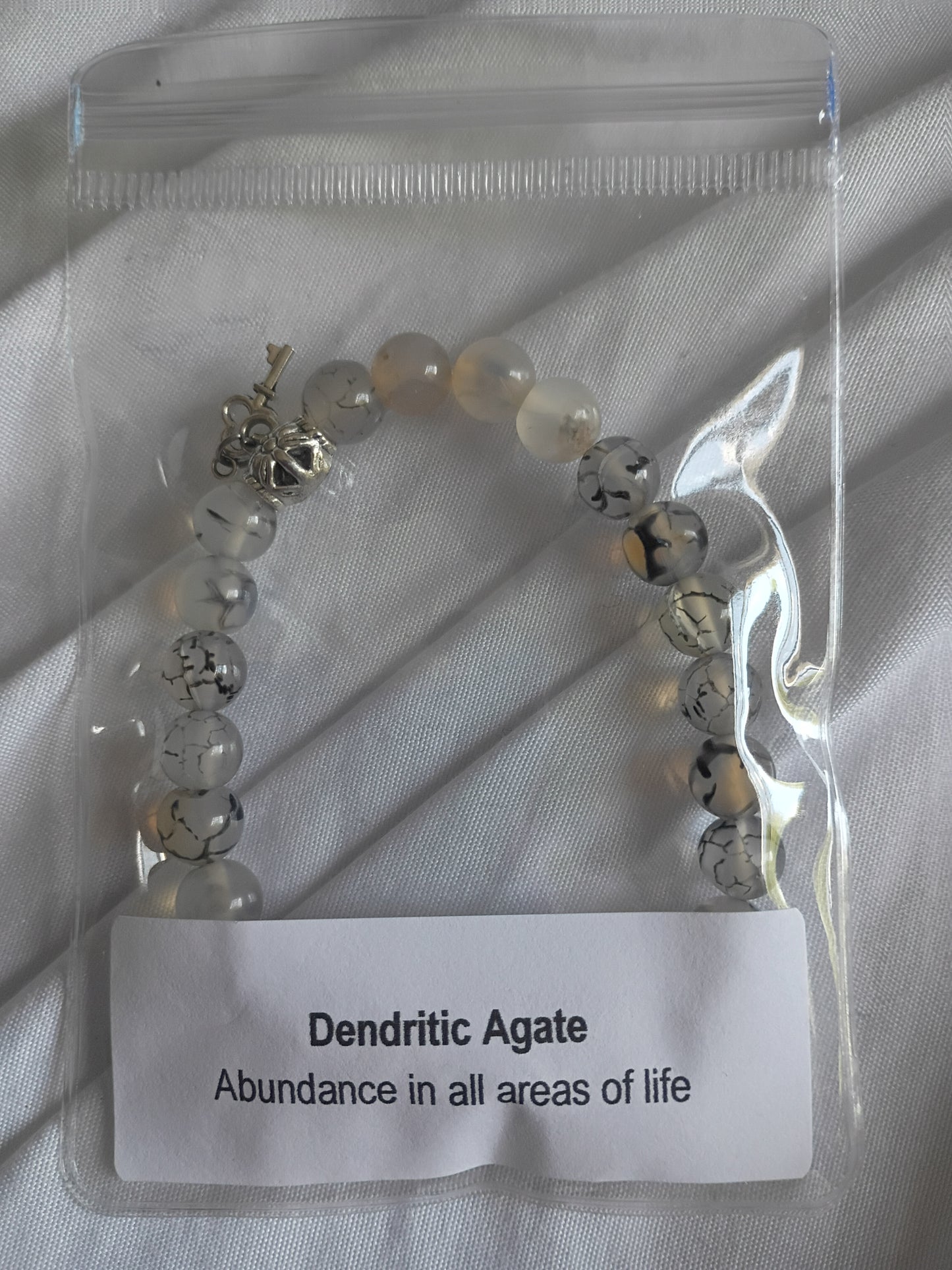 Dendritic Agate energy bracelet