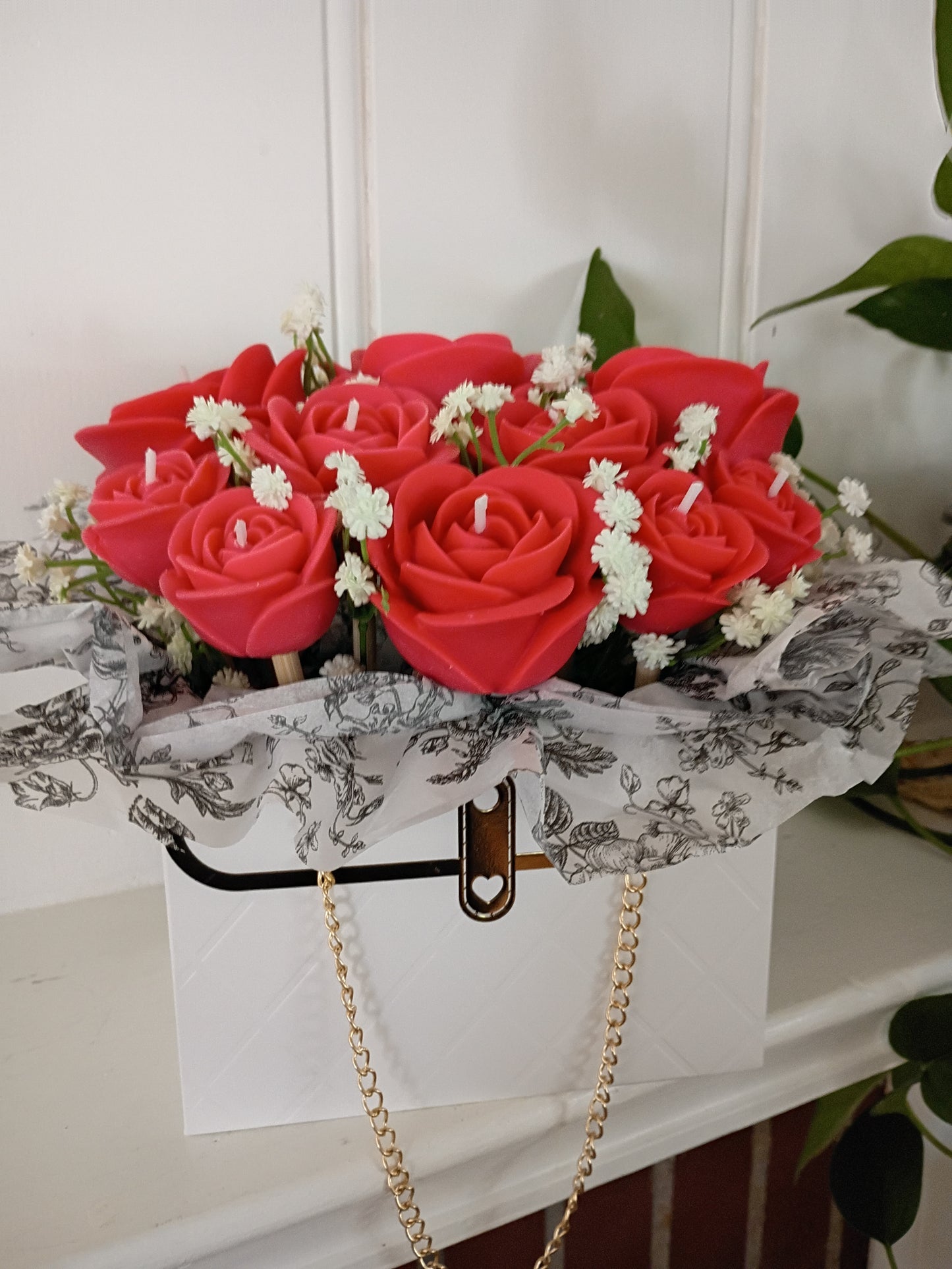 Red Rose Bouquet 10 Votives