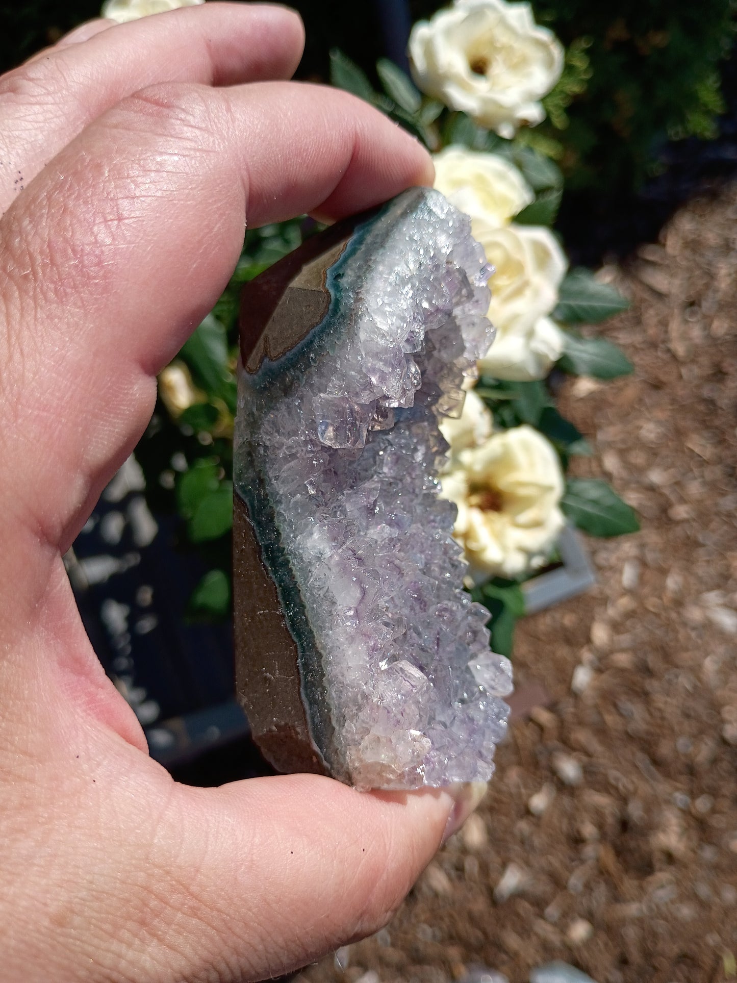 Druzy Amethyst Obelisk