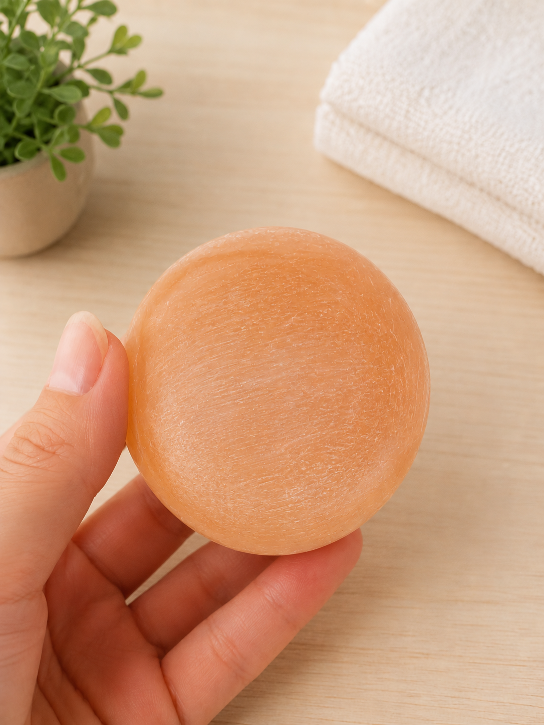 Orange Selenite Sphere