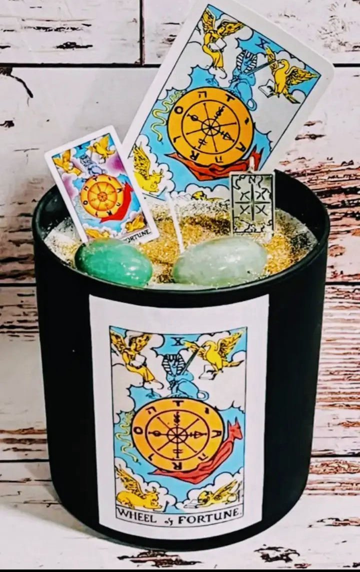 Tarot Card Candles